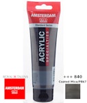Royal Talens Amsterdam All Acrylics Standard Χρώμα Ακρυλικό Ζωγραφικής Μαύρο Γραφίτη 120ml Graphite 840 17098402
