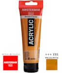 Royal Talens Amsterdam All Acrylics Standard Χρώμα Ακρυλικό Ζωγραφικής Χρυσή Ωχρα 120ml Gold Ochre 231 17092312