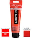 Royal Talens Amsterdam All Acrylics Standard Χρώμα Ακρυλικό Ζωγραφικής Ανοικτό Κόκκινο 120ml Naphthol Red Light 398 17093982