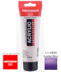 Royal Talens Amsterdam All Acrylics Standard Χρώμα Ακρυλικό Ζωγραφικής Περλέ Βιολέ 120ml Pearl Violet 821 17098212