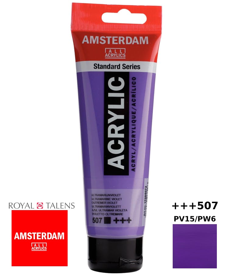 Royal Talens Amsterdam All Acrylics Standard Χρώμα Ακρυλικό Ζωγραφικής Βιολέ - Μωβ 120ml Ultramarine Violet 507 17095072