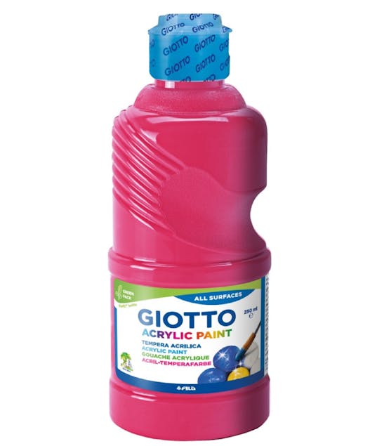 GIOTTO - Giotto Τέμπερα Acrylic Paint 250ml Magenta Ματζεντα Ακρυλική Σχολική Τέμπερα 534010