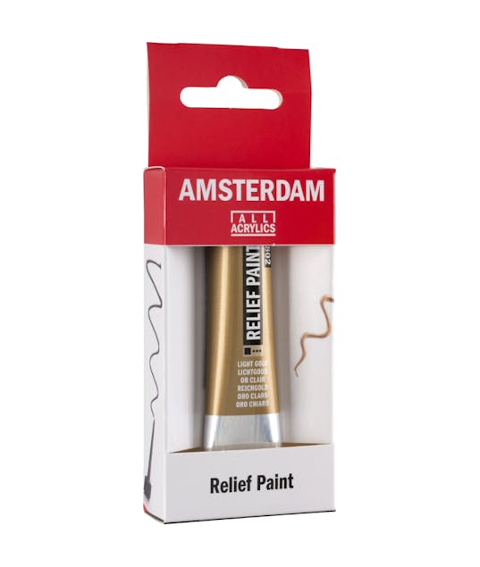 ROYAL TALENS - Royal Talens Relief Paint Decorfin Πάστα Ανοιχτό Χρυσό Light Gold 902 Περιγράμματος για Ξύλο,Πορσελάνη και Γυαλί  20ml 58048021
