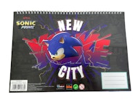  Μπλοκ Ζωγραφικής 40 φύλλων Α4 + STICKERS SONIC PRIME   334-84416