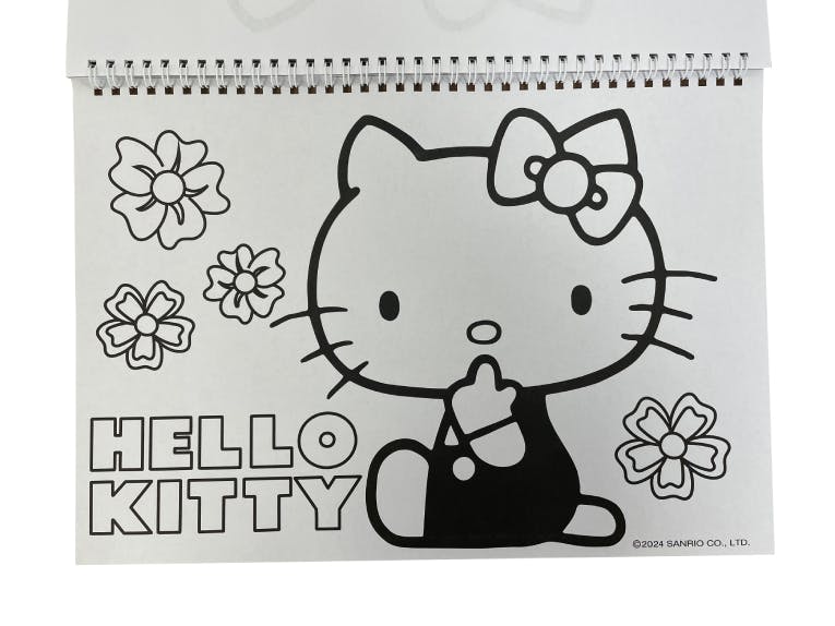 GIM -  Μπλοκ Ζωγραφικής 40 φύλλων Α4 + STICKERS HELLO KITTY 335-73416