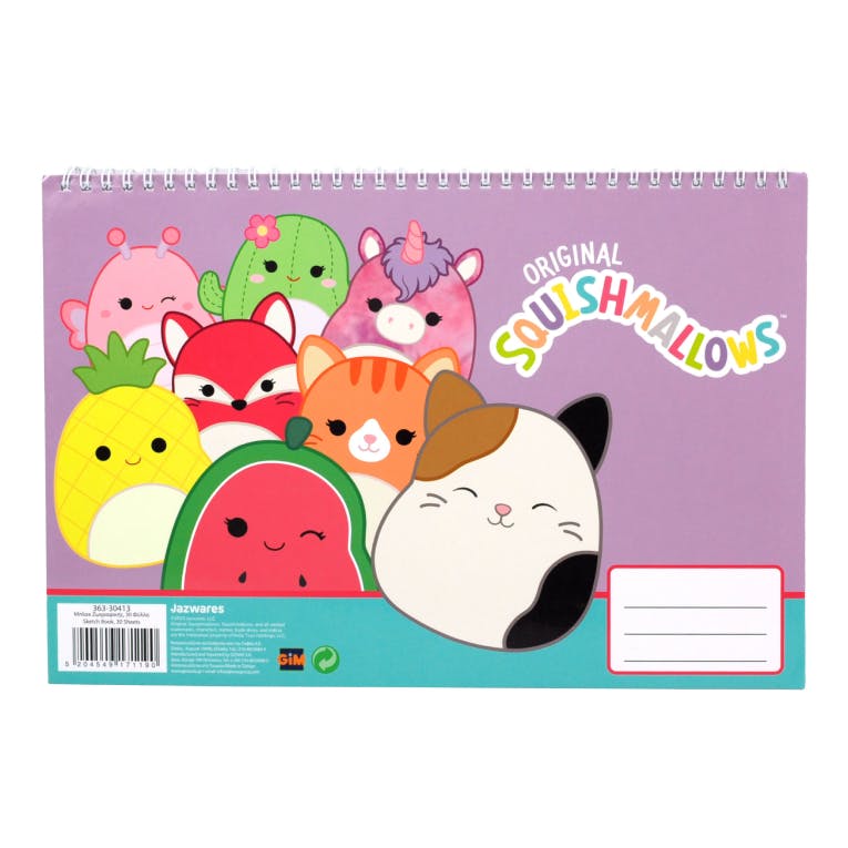 Gim A4 Μπλοκ Ζωγραφικής ORIGINAL SQUISHMALLOWS  30 φύλλων 363-30413