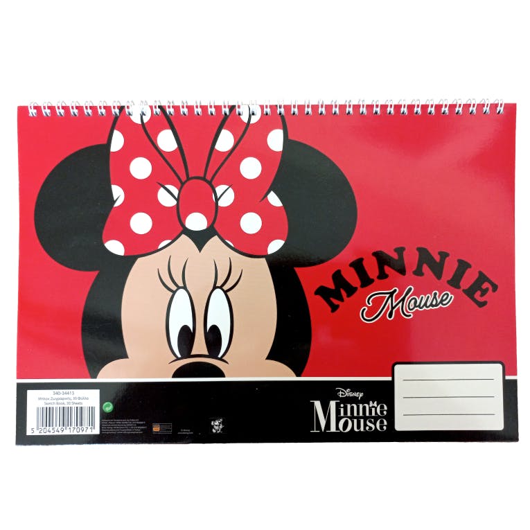 Gim A4 Μπλοκ Ζωγραφικής MINNIE NOMADIC SPIRIT 30 φύλλων 340-34413