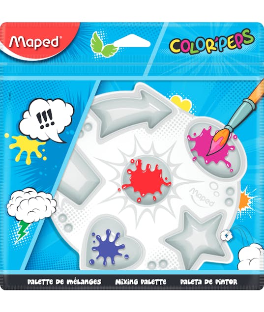 MAPED - Maped Παλέτα Ζωγραφικής Πλαστική 6 θέσεων 811410