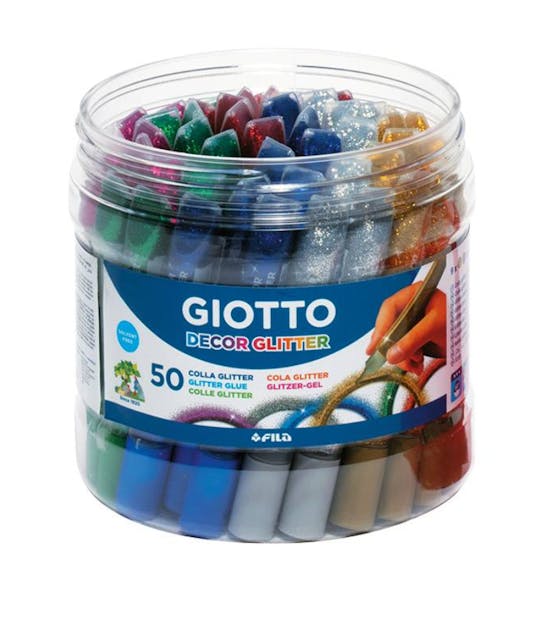 GIOTTO - Giotto Decor Glitter Χρυσόκολλα Χειροτεχνίας Glitter 10,5 ml Διάφορα χρώματα 545000