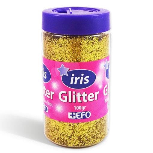 Efo+  Χρυσόσκονη Glitter σε Αλατιέρα Χρώμα Χρυσό  100gr  301149