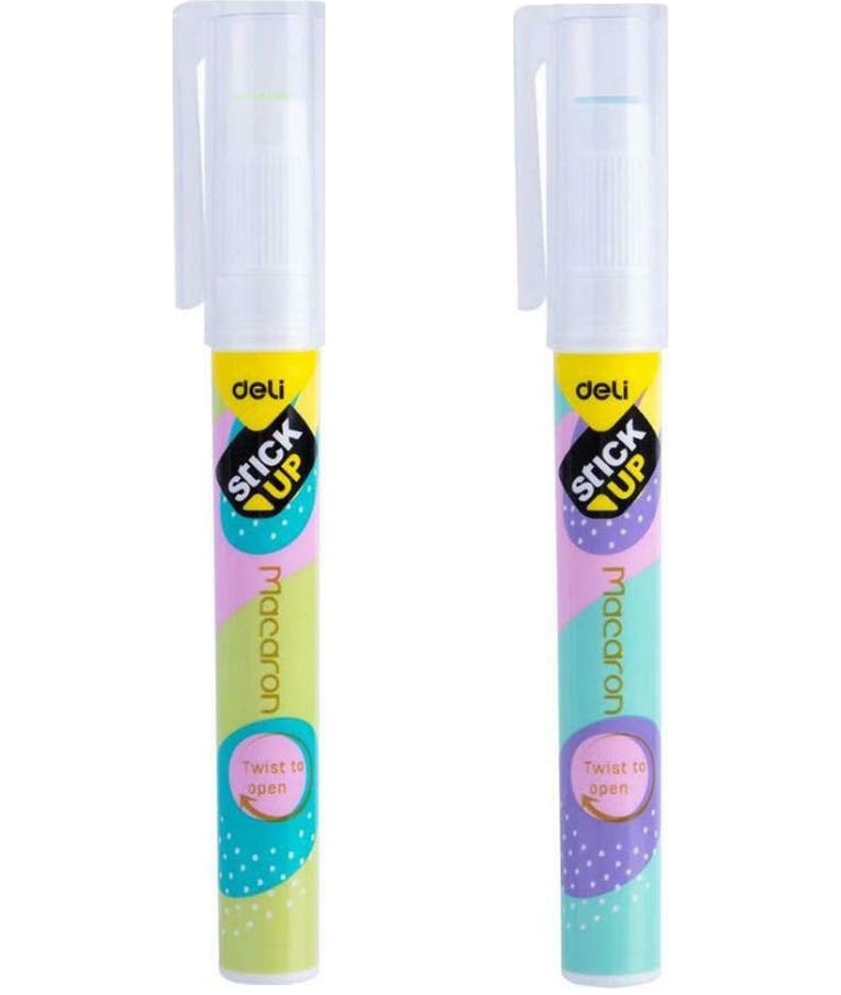 Deli Κόλλα Stick Macaron Glue Stick Μικρού Μεγέθους για Χειροτεχνίες 2.6gr 231.386014 Γαλάζια Λαχανί EA23810