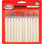 Meyco Εργαλεία Ξυλογλυπτικής Σετ 12 τεμ  65081