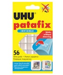  Patafix  invisible 56τεμ. 12x12mm Διαφανή Transparent 34666