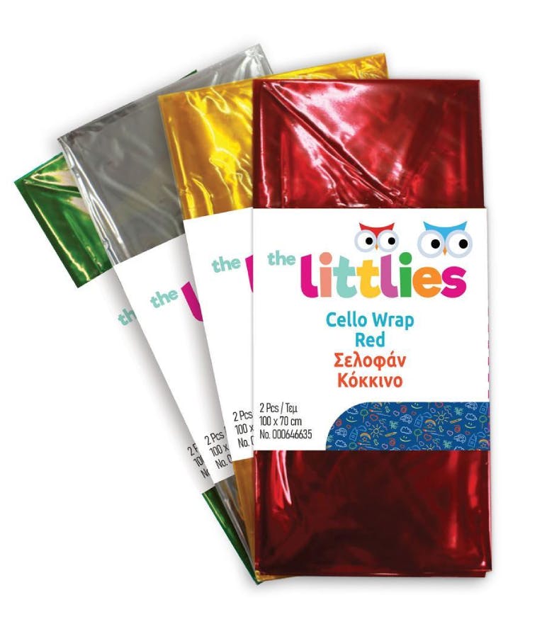 The Littles Σελοφάν Διάφανο - Cello Wrap Transparent 70x100cm 2τεμ Diakakis 000646634