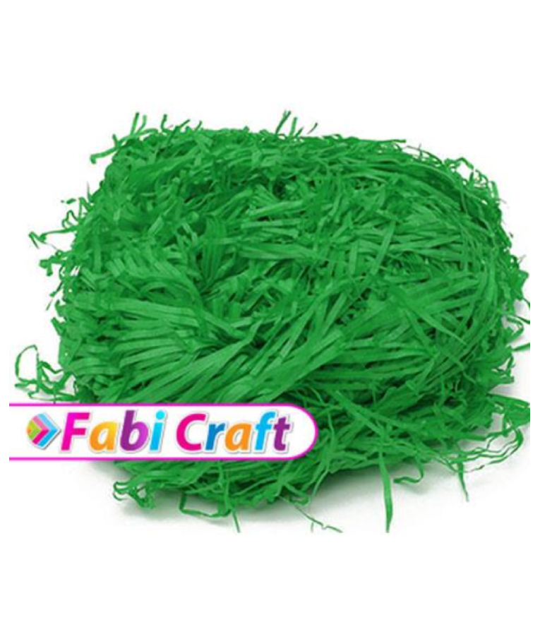 FABI CRAFT - Χόρτο Χάρτινο Χειροτεχνίας Fabi 200γρ Πράσινο 892025