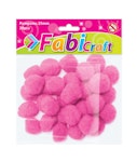 Fabi Craft Πομ Πομ Ροζ Pom Pom Pink 25mm 30τμχ 130295