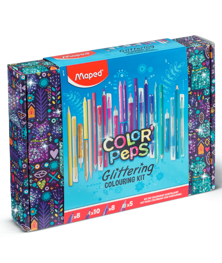 MAPED - Maped COLOR PEPS Glittering Colouring Set Σετ Ζωγραφικής με Glitter 984722