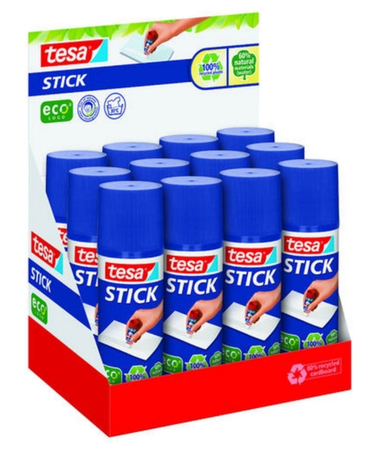 TESA - tesa Κόλλα Stick eco logo Μεγάλου Μεγέθους 40gr χωρίς Διαλύτες 57028-00200