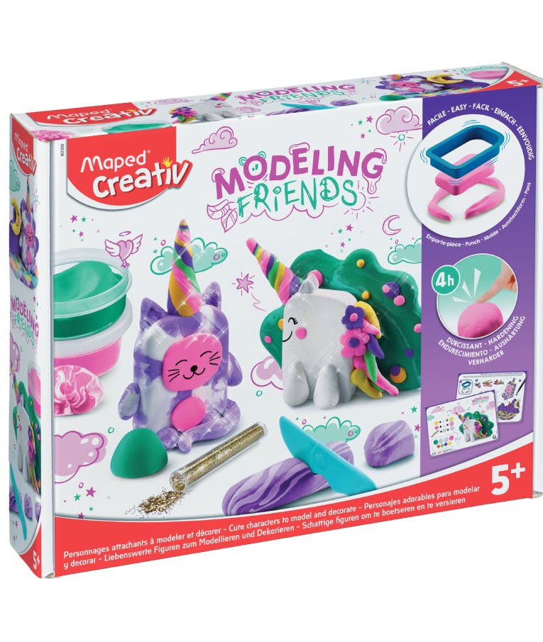 Maped Creative FABULOUS FACTORY Unicorn Air- Dry Clay Σετ Μοντελισμού με Αυτοξηραινόμενο Πηλό για Μαγικά Ζωάκια 907206 5+