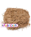 Fabi Craft Χόρτο Χάρτινο Χειροτεχνίας - Shredded Paper 200γρ Καφέ 892022