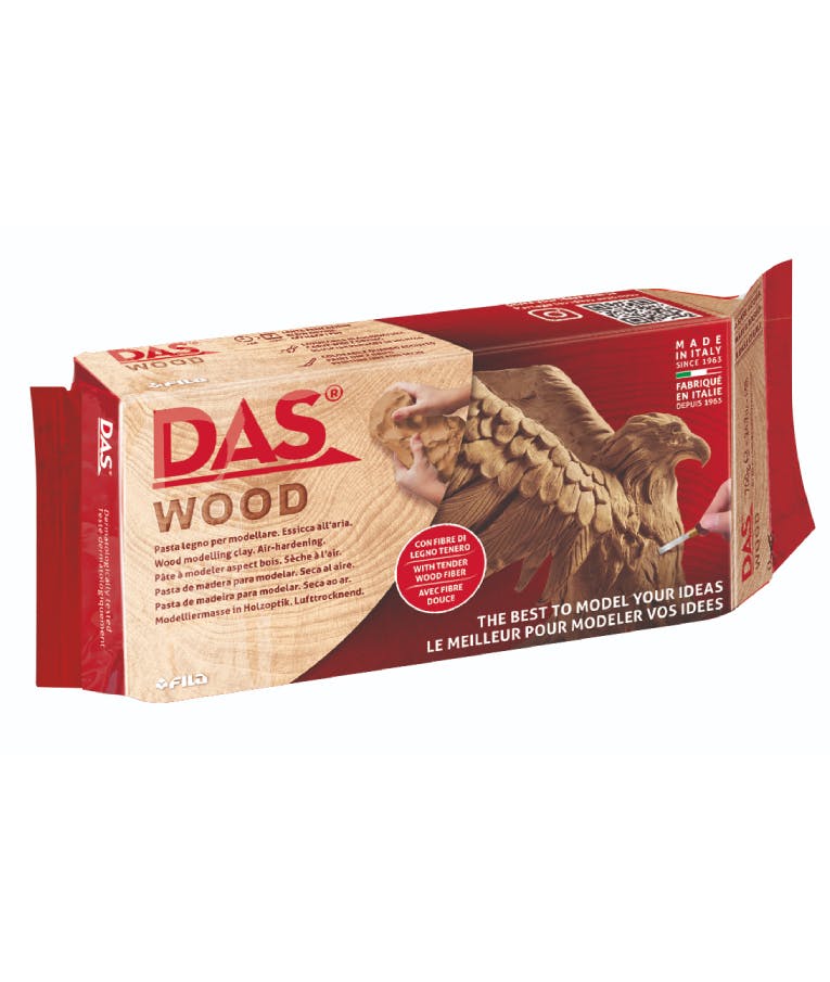 Das-Fila Πηλός WOOD (Στεγνώνει με τον Αέρα) Air Dry Modelling Clay Bar με Όψη Ξύλου 700gr F348800