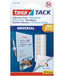 Tesa Tack Adhesive Putty Αυτοκόλλητα Πλαστελίνη Λευκή 80 pads 50gr Multi-use 59405-00000