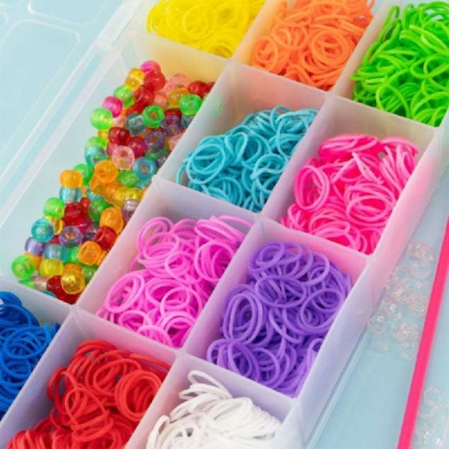 GIRABRILLA - Girabrilla Creative Σετ Χρωματιστά Λαστιχάκια σε Κασετίνα CASE OF 2000  RUBBER BANDS  Ηλικία 8+  03004