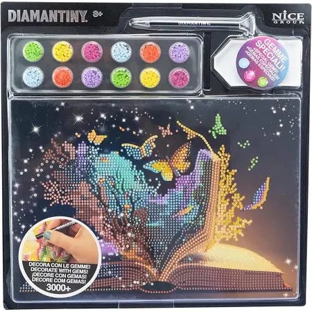 DIAMANTINY - Diamantiny FANTASY BOOK Σετ Κατασκευής Ανάγλυφων Ψηφιδωτών σε Καμβά Ηλικία 8+ 96411
