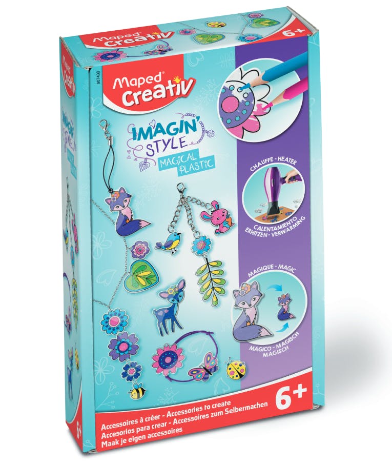 Maped Creative IMAGIN STYLE MAGICAL PLASTIC Σετ Ζωγραφικής Δημιουργίας Accessories -Κοσμημάτων με Πλαστικό 907400 6+