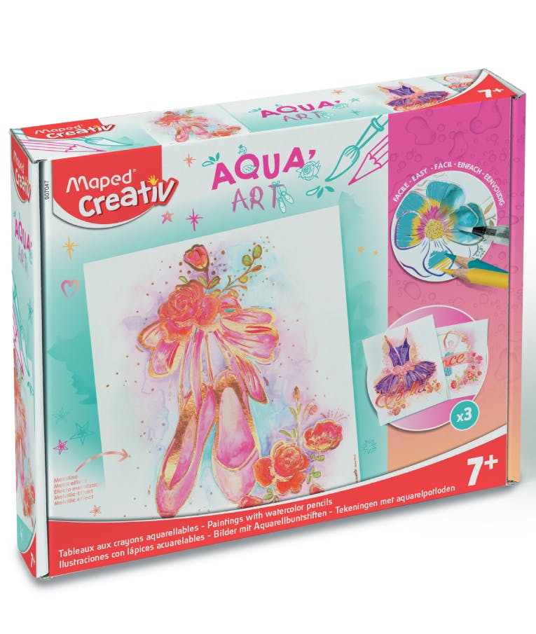 Maped Creative AQUA ART Σετ Ζωγραφικής με Νεροχρώματα και Πινέλο Νερού για την Δημιουργία Σκίτσων Χορού 907047 7+