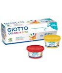 Giotto Colori a Dita Σετ Δακτυλομπογιές 100ml 6τμχ 6 Colors Non Toxic  Washable 6x100ml 534100