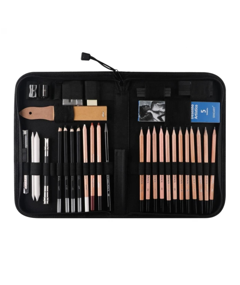  Sketching Art Set 42pcs - Σετ Σχεδίου 42 τεμαχίων σε Κασετίνα SFS08500