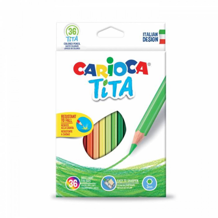 Carioca Tita Σετ Ξυλομπογιές 36τμχ 3mm 42795