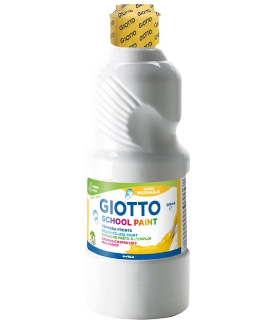 GIOTTO - Giotto Σχολική Τέμπερα Νερού Λευκό White School Paint 500ml  535301