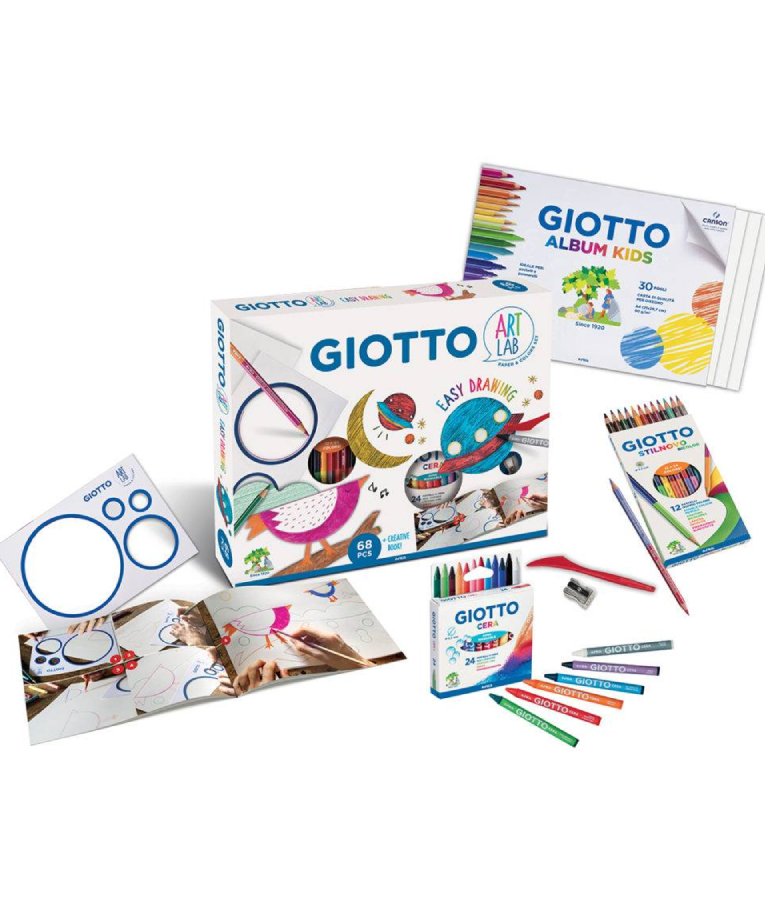 GIOTTO - Giotto Ζωγραφική Σετ Δημιουργίας Art Lab Easy Drawing για 8+ Ετών 581400