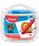 Maped Κηρομπογιές Gel Color Peps 6 χρωμάτων 836306 Wax Crayons