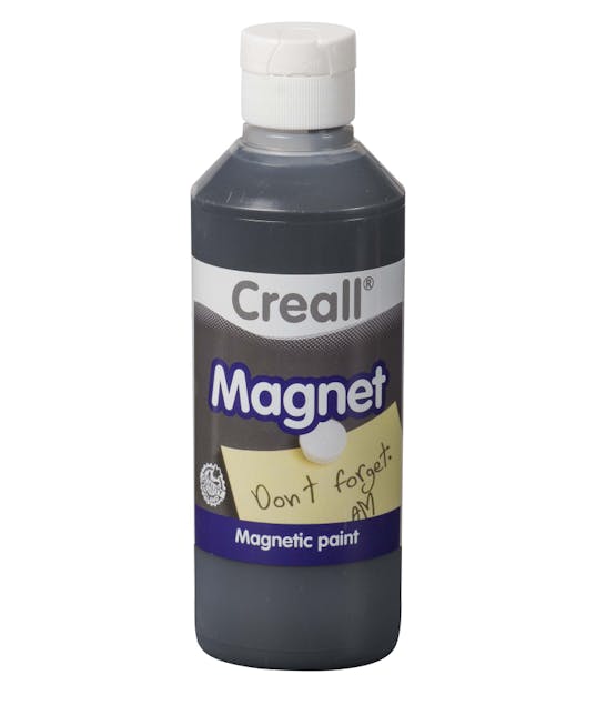 CREALL - Creall Magnet  Τεμπερά Ακρυλική Μαύρη με Ρινίσματα Σιδήρου - Magnetic Paint 250ml Black 0.92.079