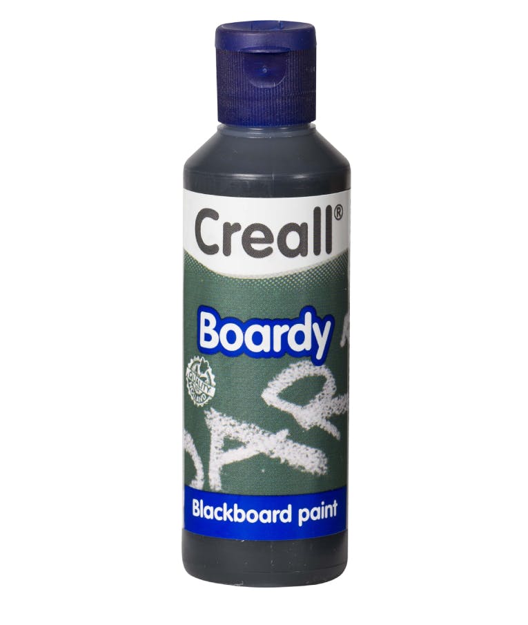 Creall Boardy Τεμπερά Ακρυλική Μαύρη με Υφή Πίνακα - Blackboard Paint 250ml Black 0.92.333