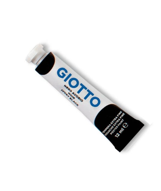 GIOTTO - Giotto Τέμπερα 21 ml σε Σωληνάριο Μαύρο 24 355024