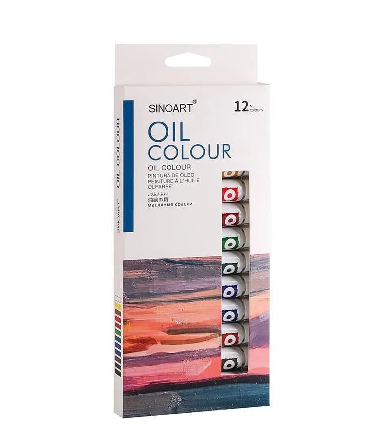  Oil Colour - Τέμπερες Λαδιού σε Σωληνάρια των 12ml Σετ 12τμχ  SFP007