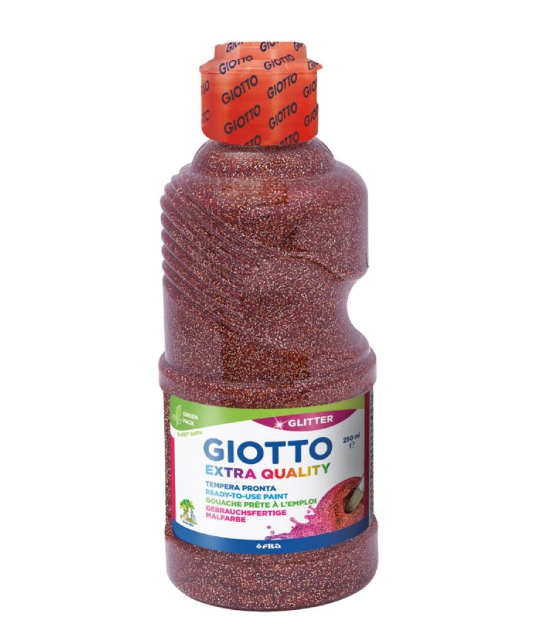 GIOTTO - Giotto Σχολική Τέμπερα Νερού Μπρονζέ με Glitter  School Paint 250ml  531207