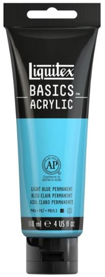 LIQUITEX - Liquitex Basics Acrylic Tempera 118ml Light Blue Permament 8870051 770 Ακρυλική Τέμπερα 118ml σε Σωληνάριο LB119770