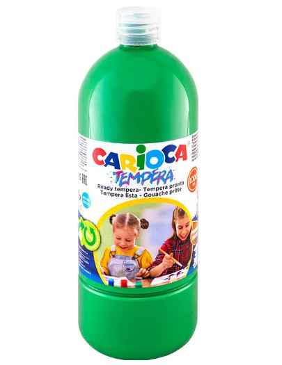 CARIOCA - Carioca Τέμπερα Μπουκάλι 1lt Πράσινο Bright Green