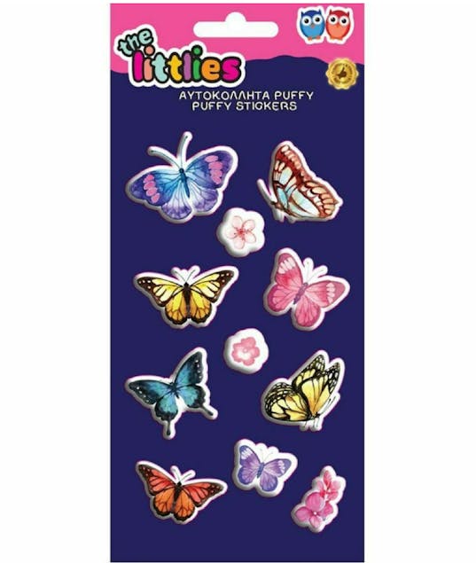 THE LITTLES - The Littles Αυτόλλητα Puffy  10x12 εκ Πεταλούδα Butterfly 000646853