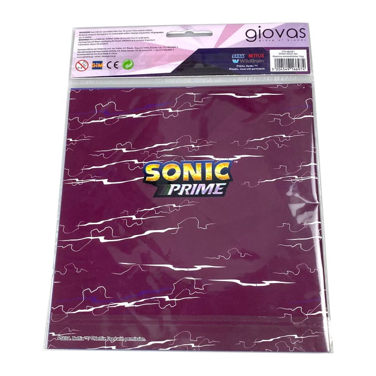 GIM - Αλμπουμ Sticker Album A4 SONIC PRIME 775-40291
