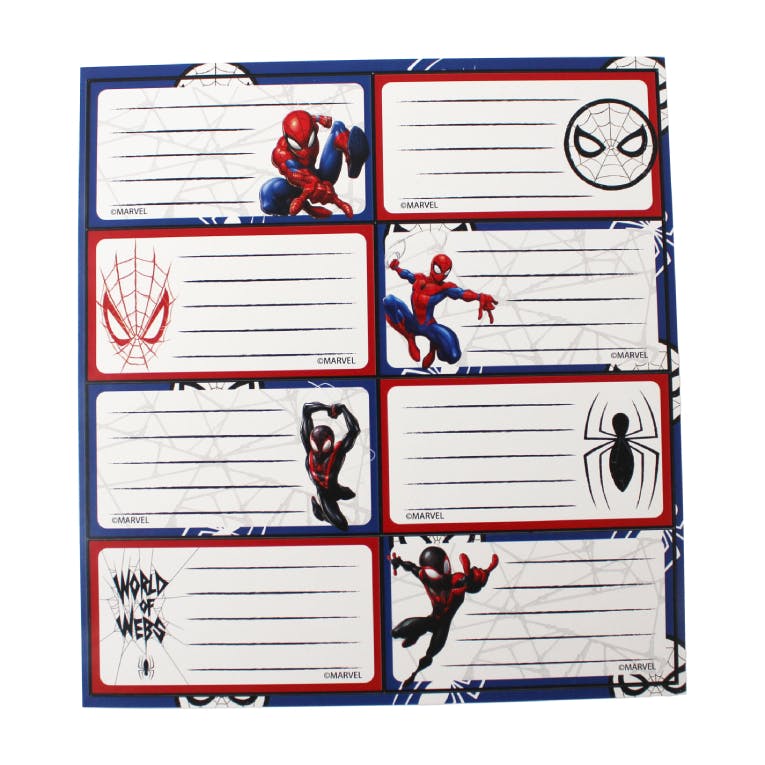 Gim Σχολικές Ετικέτες - Name Labels Spiderman Σετ 16τμχ 777-50246