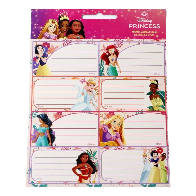 Gim Σχολικές Ετικέτες - Name Labels Princess Disney Σετ 16τμχ 771-16346