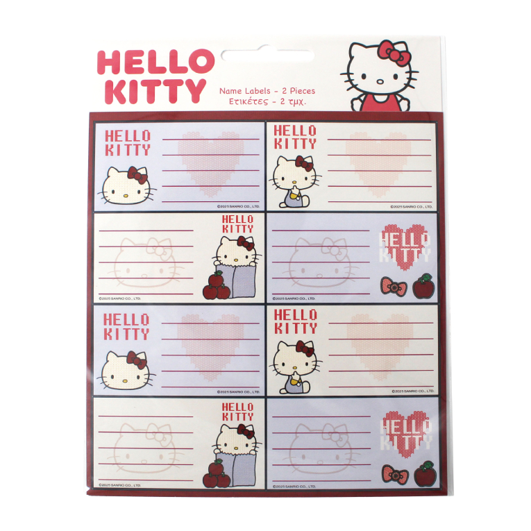 GIM - Gim Σχολικές Ετικέτες - Name Labels Hello Kitty Σετ 16τμχ 776-78846