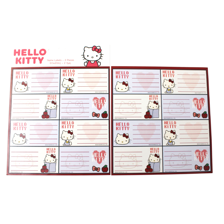 GIM - Gim Σχολικές Ετικέτες - Name Labels Hello Kitty Σετ 16τμχ 776-78846