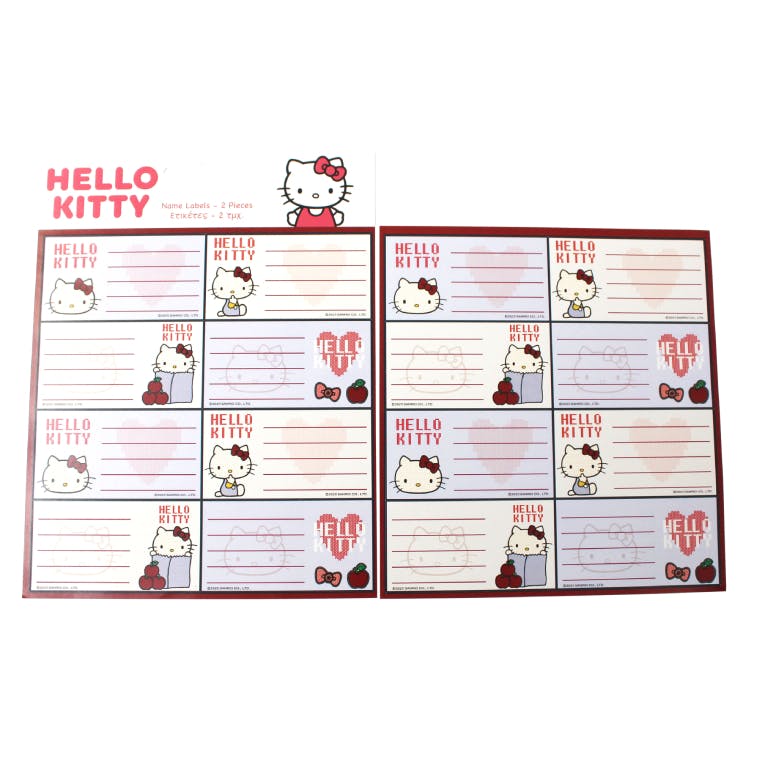 GIM - Gim Σχολικές Ετικέτες - Name Labels Hello Kitty Σετ 16τμχ 776-78846